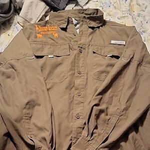 Columbia Men's Tan Shirt Jacket